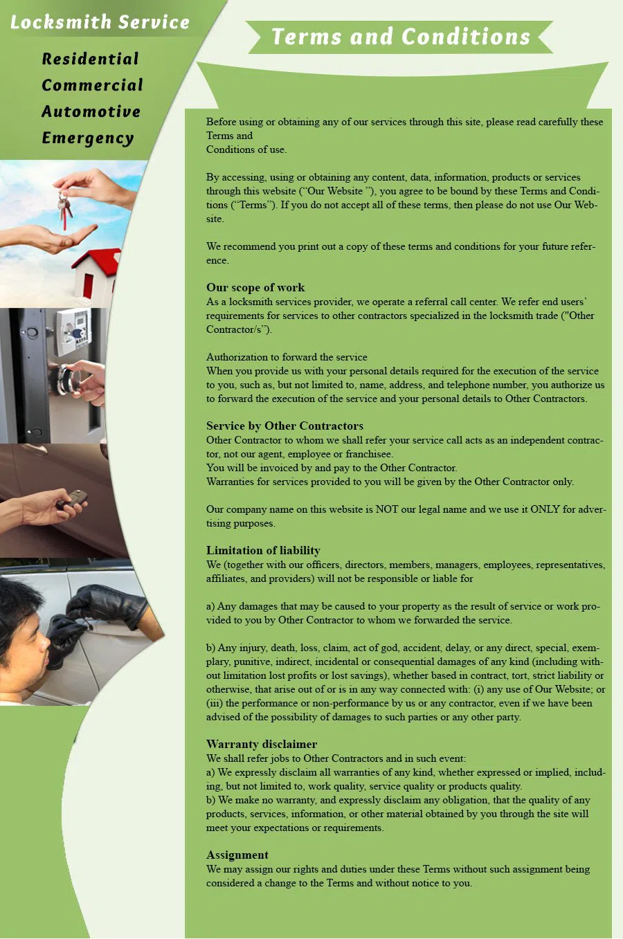 Portland General Locksmith Portland, OR 503-716-1399 - terms-and-condition-c-22